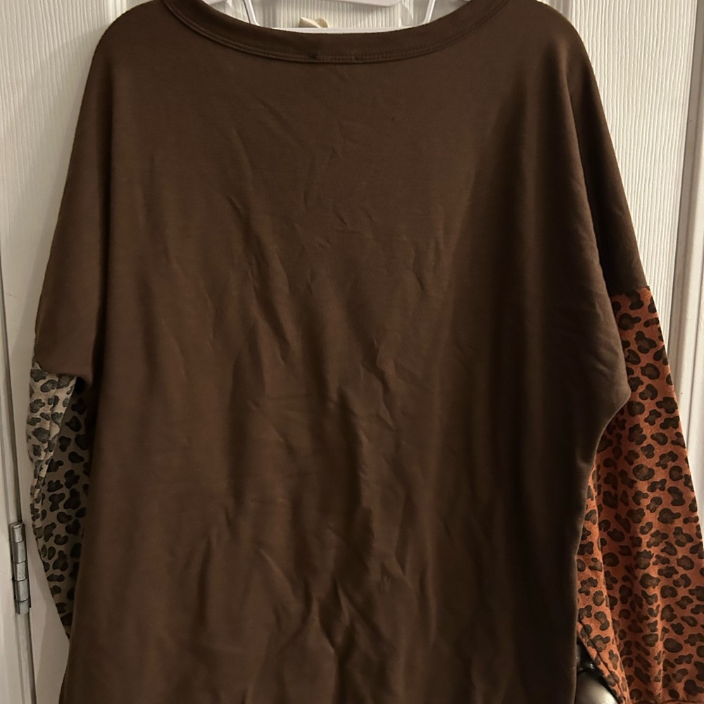 Leopard blouse